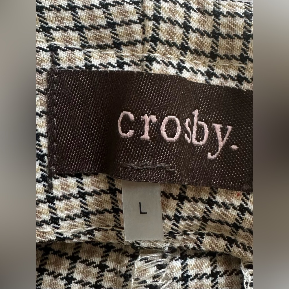NWOT Crosby Checkered Above Ankle Dress Pants - Picture 3 of 7